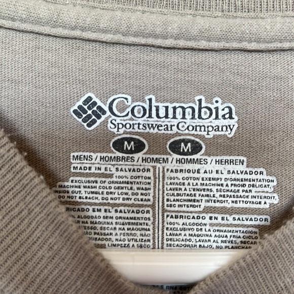 Mens Columbia PFG Fishing Pocket T Shirt Medium - Picture 3 of 4